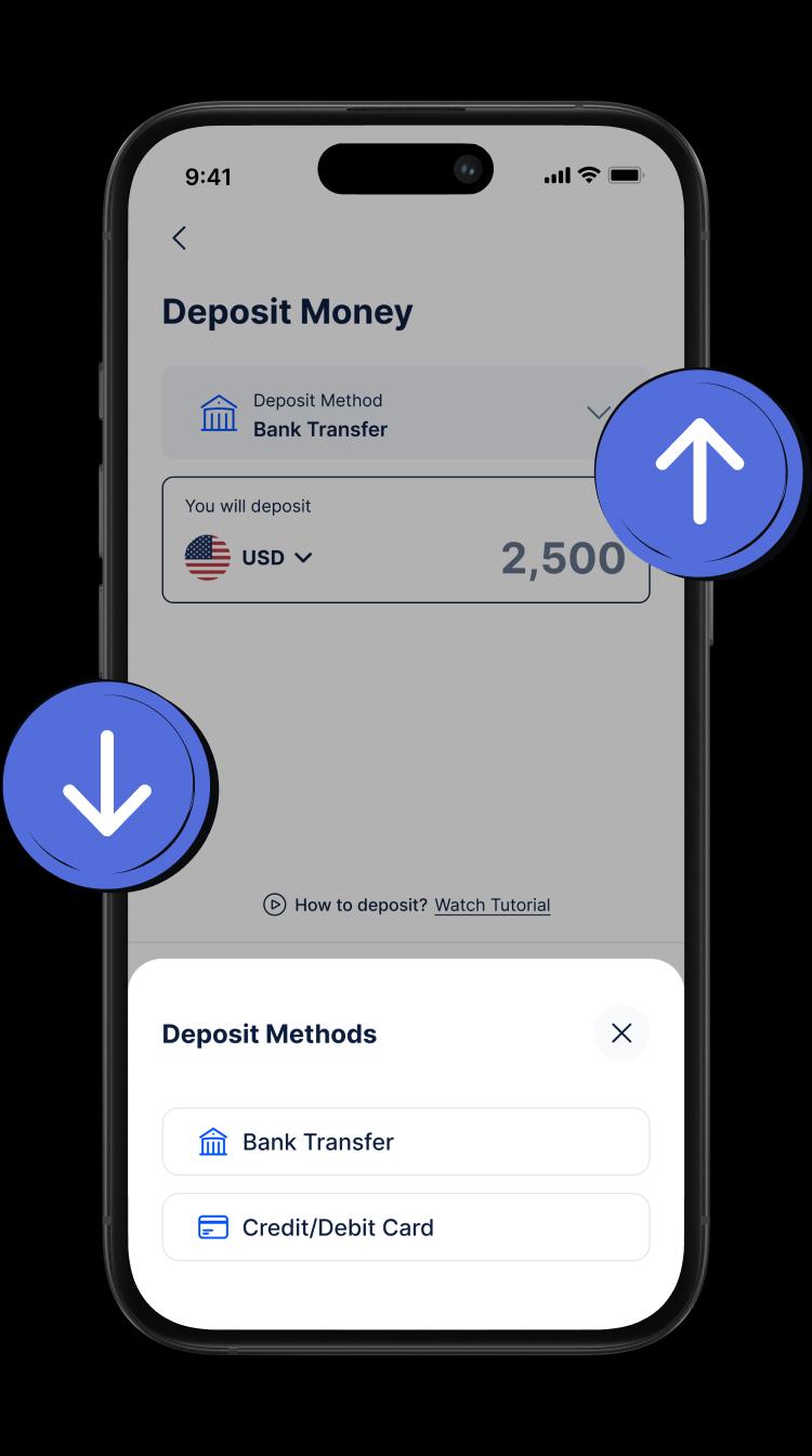 Fast Money Deposits and Withdrawals